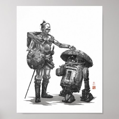 Star Wars Visions _ The Duel  C_3PO  R2_D2 Poster