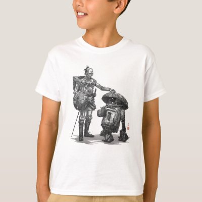 Star Wars: Visions - The Duel | C-3PO &amp; R2-D2 T-Shirt