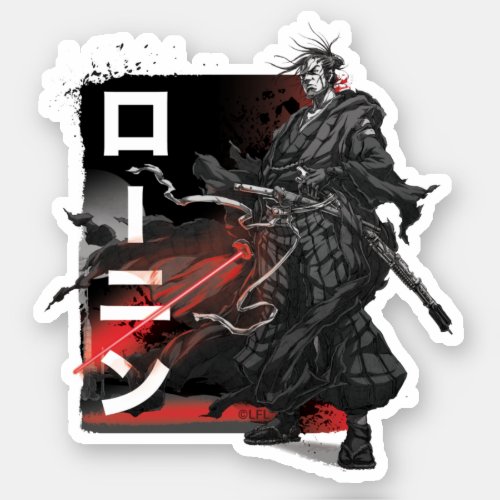 Star Wars Visions _ The Duel  Ronin Sticker