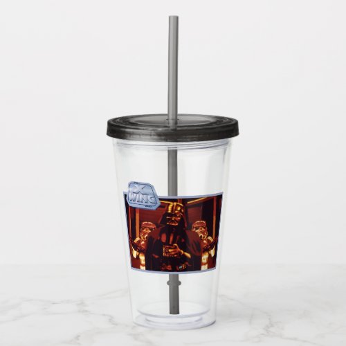 Star Wars X_Wing Darth Vader Video Game Graphic Acrylic Tumbler