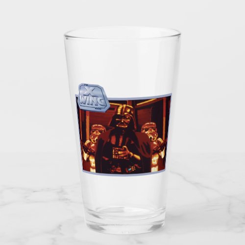 Star Wars X_Wing Darth Vader Video Game Graphic Glass