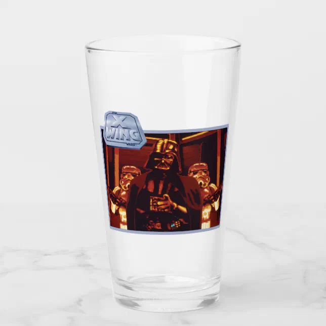 Star Wars XWing Darth Vader Video Game Graphic Glass Zazzle