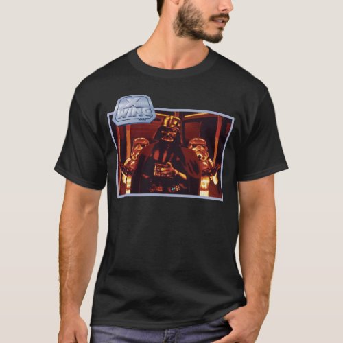 Star Wars X_Wing Darth Vader Video Game Graphic T_Shirt