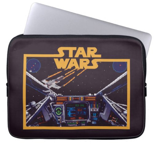 Star Wars X_Wing HUD Retro Video Game Graphic Laptop Sleeve