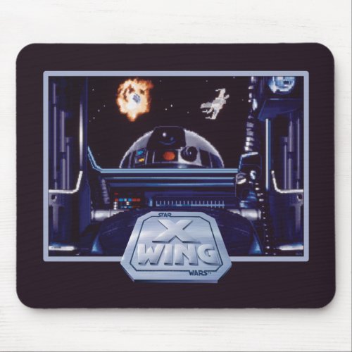 Star Wars X_Wing R2D2 Video Game Graphic Mouse Pad