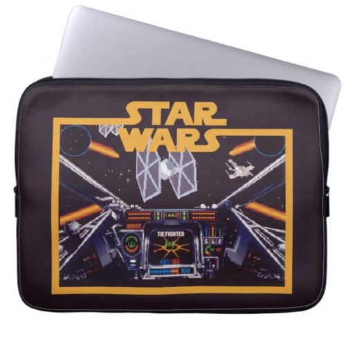 Star Wars X_Wing Vs TIE Fighter Retro Video Game Laptop Sleeve