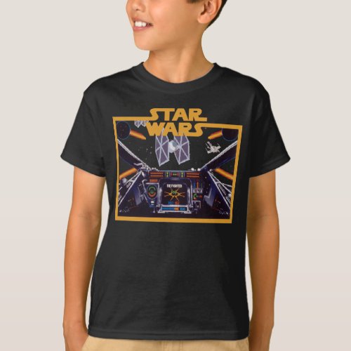 Star Wars X_Wing Vs TIE Fighter Retro Video Game T_Shirt