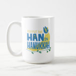 Star Wars "You Put the Han in Hanukkah" Coffee Mug<br><div class="desc">Check out this funny Millennium Falcon graphic that reads: "You put the Han in Hanukkah"!</div>