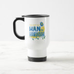 Star Wars "You Put the Han in Hanukkah" Travel Mug<br><div class="desc">Check out this funny Millennium Falcon graphic that reads: "You put the Han in Hanukkah"!</div>