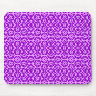 Star Wheel Pattern - Shades of Purple Mouse Pad