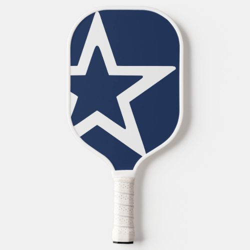 Star White - Navy Pickleball Paddle