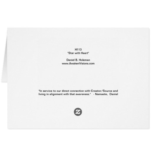 Star with Heart (Back Horizontal)