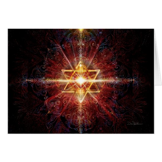 Star with Heart Cards (Front Horizontal)
