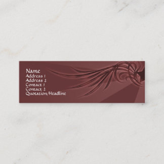 Star with Wings Mini Business Card