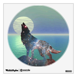 Star Wolf Wall Sticker