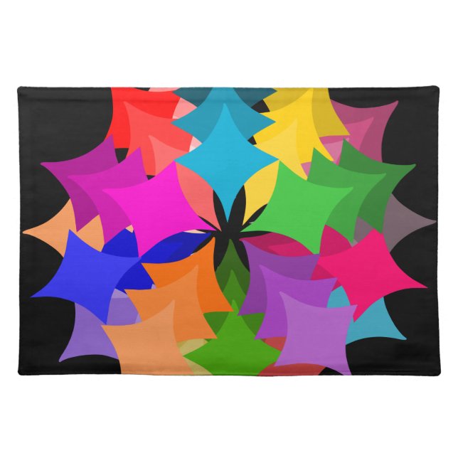 Star Wreath  Cloth Placemat (Front)