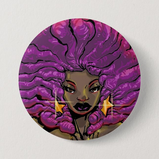 Stara Headshot Pinback Button (Front)