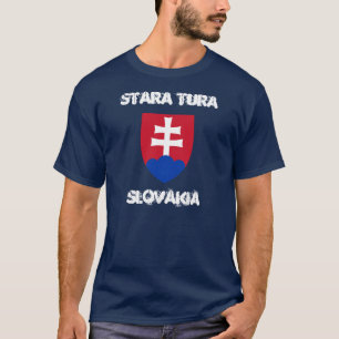Stara Tura, Slovakia with coat of arms T-Shirt