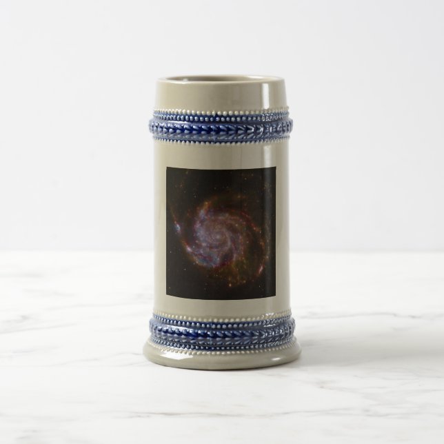Starbirth in the Pinwheel:  M101 Galaxy Beer Stein (Center)