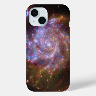 Starbirth in the Pinwheel: M101 Galaxy iPhone 15 Case