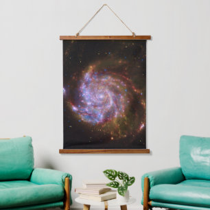 Starbirth in the Pinwheel:  M101 Galaxy Hanging Tapestry