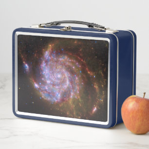 Starbirth in the Pinwheel: M101 Galaxy Metal Lunch Box
