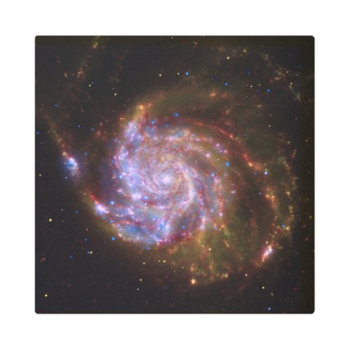 Starbirth in the Pinwheel  M101 Galaxy Metal Print