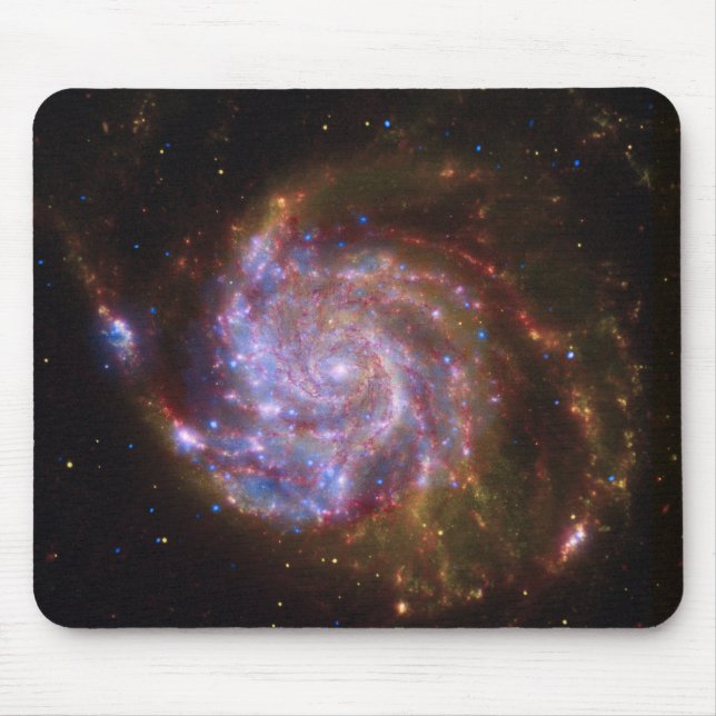 Starbirth in the Pinwheel:  M101 Galaxy Mouse Pad (Front)