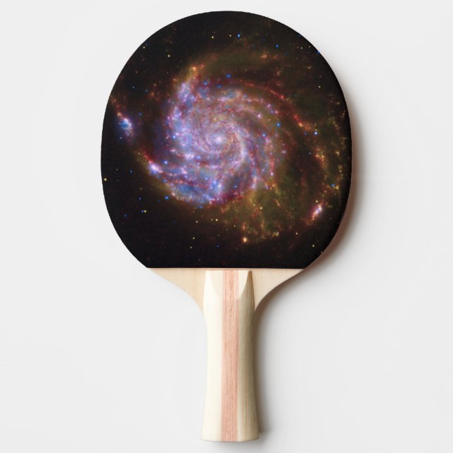 Starbirth in the Pinwheel:  M101 Galaxy Ping Pong Paddle (Front)