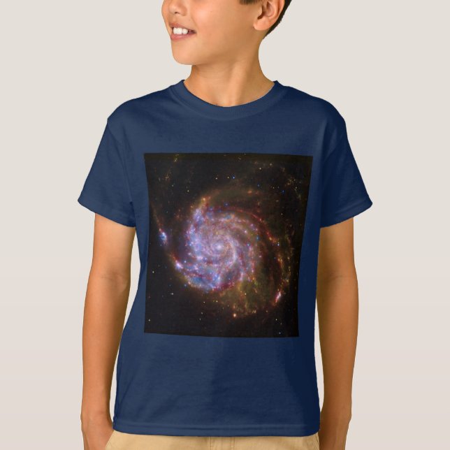 Starbirth in the Pinwheel:  M101 Galaxy T-Shirt (Front)