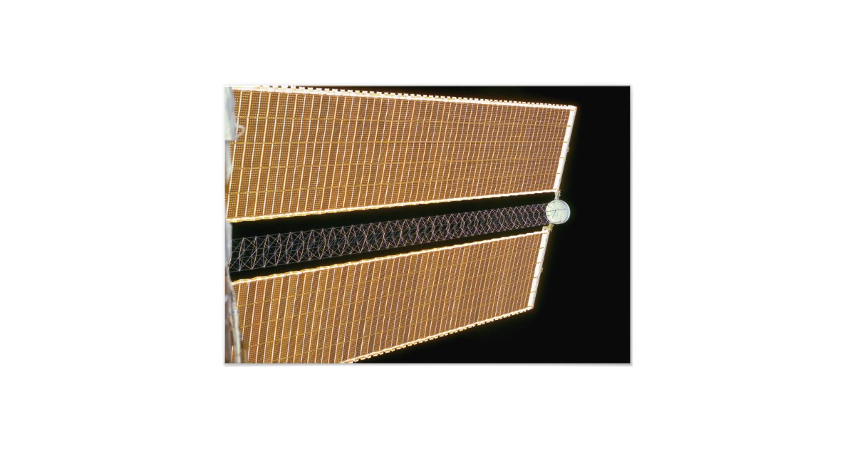 Starboard solar array wing panel photo print | Zazzle