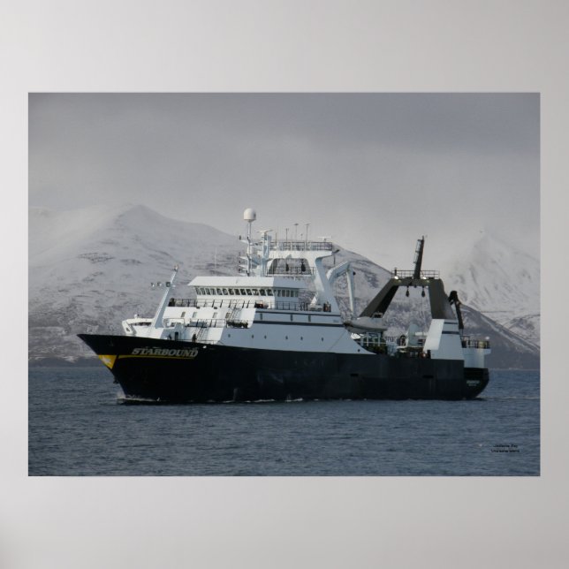 Starbound, Catcher Processor Fishing Vessel Poster (Front)