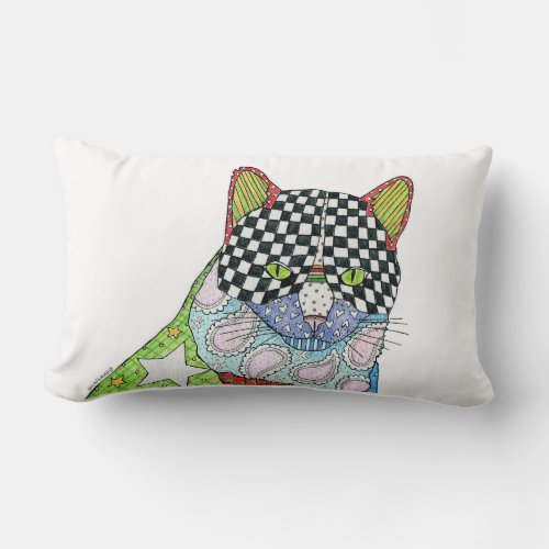 StarBrite Cat pillow by Marley Ungaro