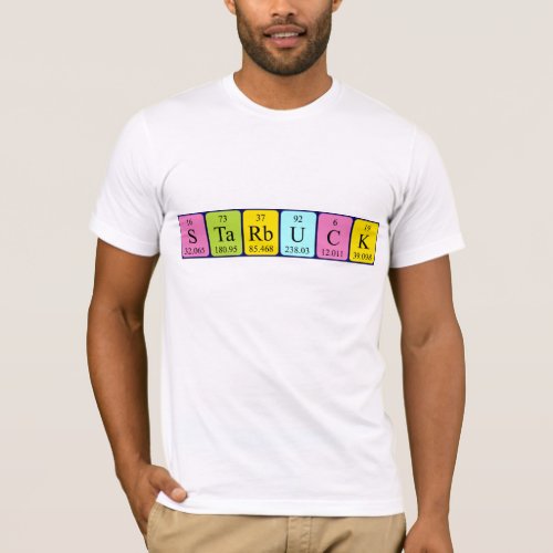 Starbuck periodic table name shirt