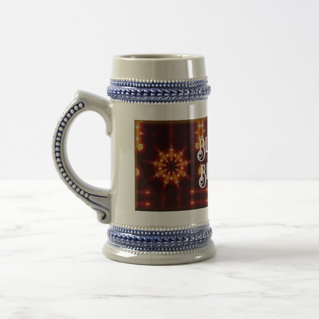 starburst beer stein (Left)
