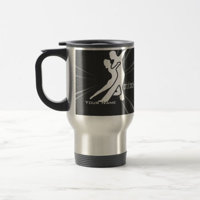 Starburst Dancers - Clear Travel Mug (Left)