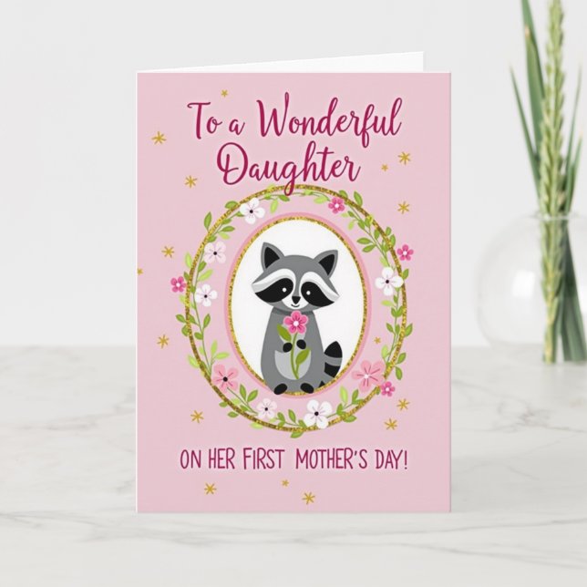 Starburst Daughter Mothers Day Card (Front)
