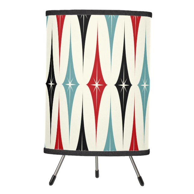 Starburst Diamonds Tripod Lamp (Front)