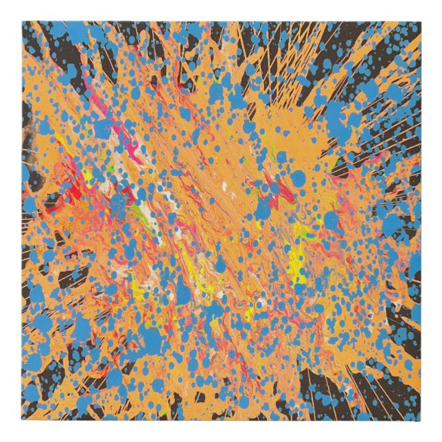 STARBURST FAUX CANVAS PRINT (Front)