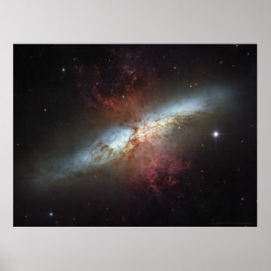 Starburst Galaxy M82 24x18 (33x25) Poster