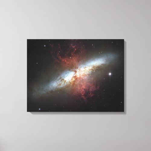 Starburst galaxy Messier 82 Canvas Print