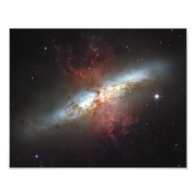 Starburst galaxy, Messier 82 Photo Print (Front)