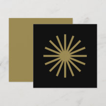 Starburst Gold & Black