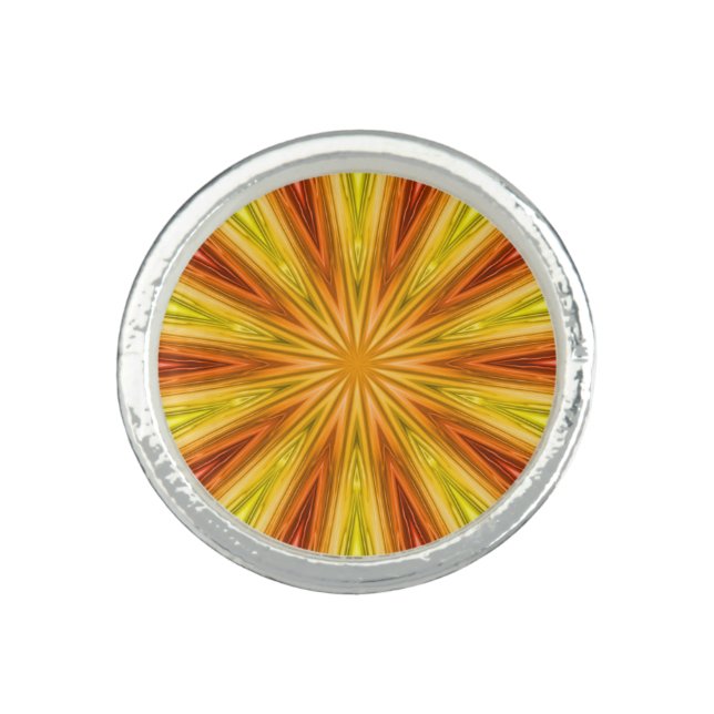 Starburst kaleidoscope ring (Front)