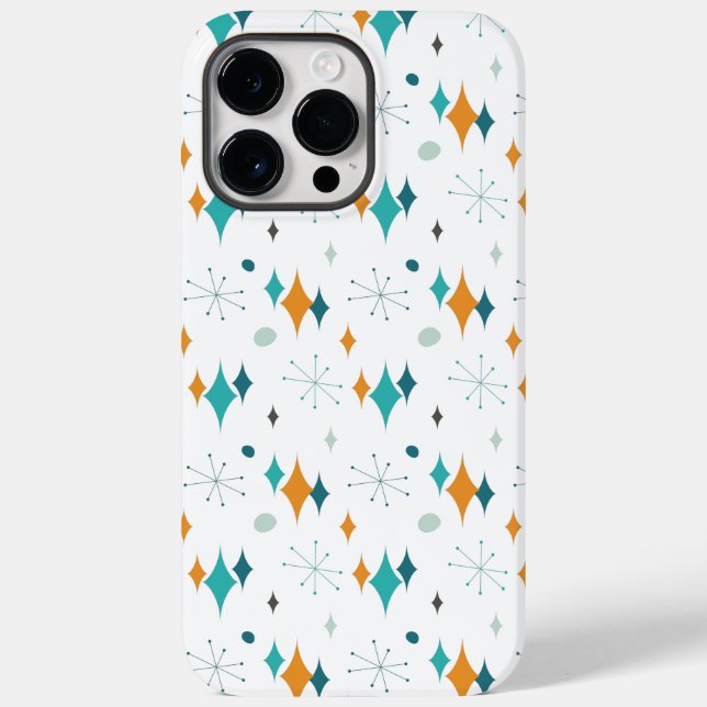 Starburst Mid Century Modern Pattern Case-Mate iPhone Case (Back)