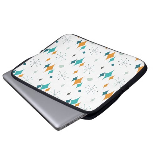 Starburst Mid Century Modern Pattern Laptop Sleeve