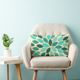 Starburst Modern Flower Pattern Design Pillow