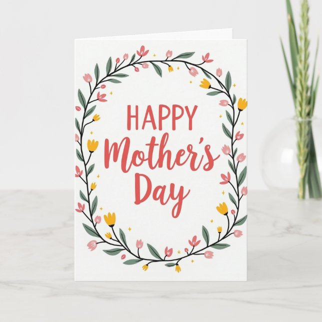 Starburst Mothers Day Art Card (Front)