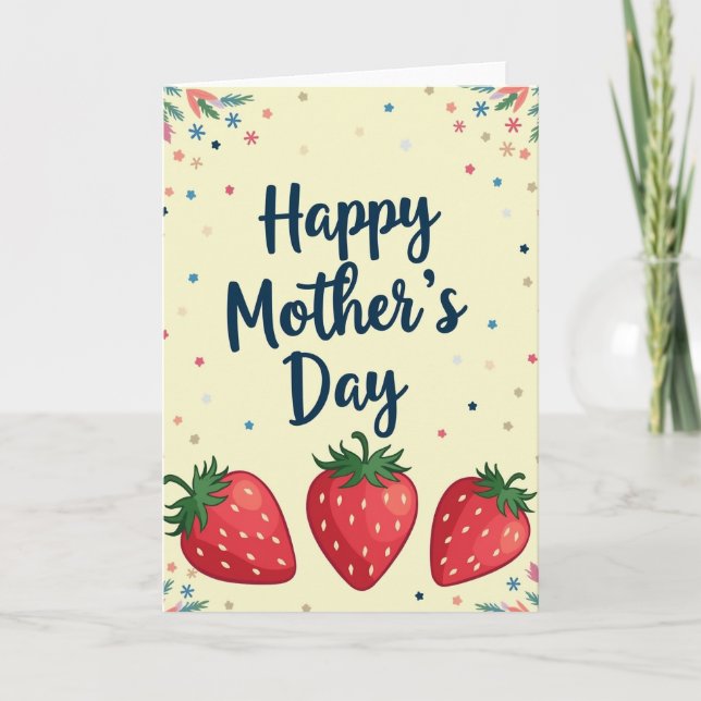 Starburst Mothers Day Card (Front)