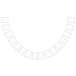 Starburst Pattern   Hand-Drawn Neutral Design Bunting Flags